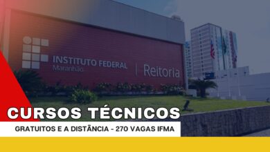 Interessado em Cursos técnicos EAD? IFMA abre inscrições para Técnicos em Administração e Geoprocessamento! 270 vagas disponíveis.