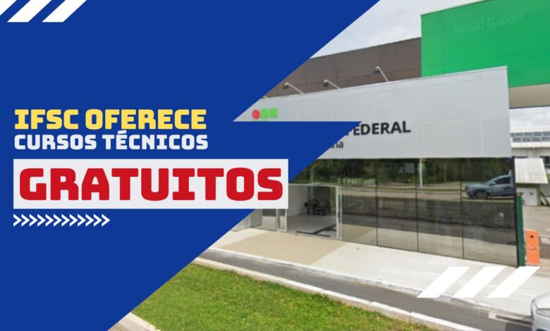 Inscrições abertas para cursos técnicos do IFSC 2025. Conheça os cursos, prazos e requisitos. Inscreva-se HOJE!