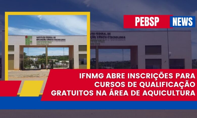 IFNMG abre inscrições para Cursos de Qualificação GRATUITOS com Bolsa de até R$ 700! São quase 300 vagas para interessados! Participe!