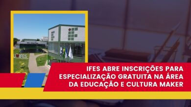 Transforme sua carreira! Inscreva-se na Especialização EAD em Cultura Maker e Educação 4.0 do IFES. Vagas abertas até 31/10/2024!