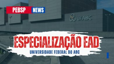 UFABC anuncia Edital para Especialização em Ciência e Tecnologia EAD abre 210 vagas em diversas cidades de São Paulo. Confira!