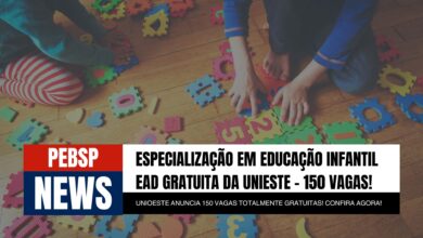 Prepare-se para o futuro da Educação Infantil: Especialização EAD gratuita da UNIOESTE abre 150 vagas totalmente gratuitas e EAD!