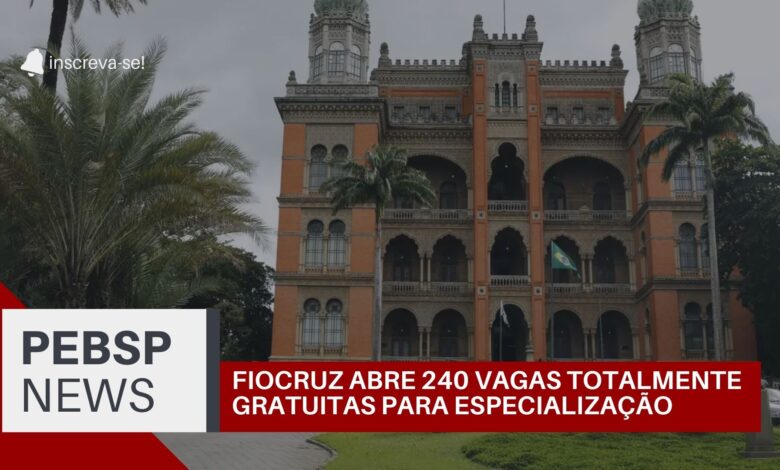 Inscrições abertas para Especialização em Educação Popular em Saúde ada Fiocruz! São 240 vagas presenciais em todo o Brasil.