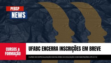 UFABC oferece 210 vagas em Especialização EAD gratuita (História, Ciências & Ensino). Inscrições até 21/10. Última Chance!