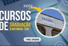 Transforme seu futuro com o Vestibular CEDERJ - UAB: São 17 Cursos de Graduação EAD GRATUITOS com 7 MIL VAGAS para 2025