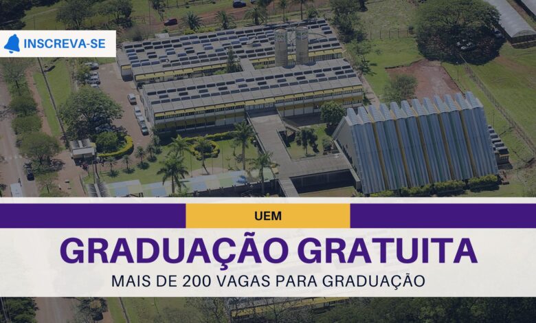 Sua chance na UEM! Vestibular EaD 2024 abre mais de 200 vagas de Graduação remanescentes. Inscrições até 02/10.