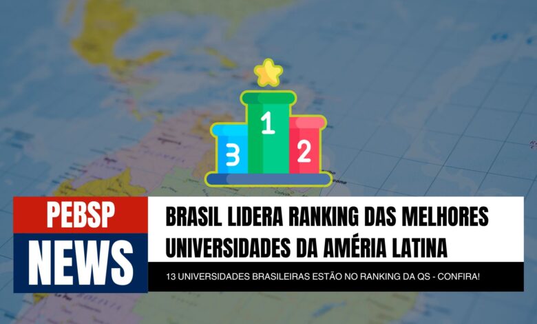 Ranking QS América Latina 2024: As 50 melhores universidades. Brasil lidera com 13 instituições na lista. Confira!