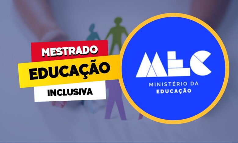 Mestrado profissional em Educação Inclusiva do MEC - PROFEI segue com inscrições abertas! Confira vagas por estado e região!