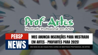 MEC e UFU anunciam Edital de Seleção para Mestrado Profissional em Artes - PROFARTES com mais de 290 vagas GRATUITAS em 15 instituições.