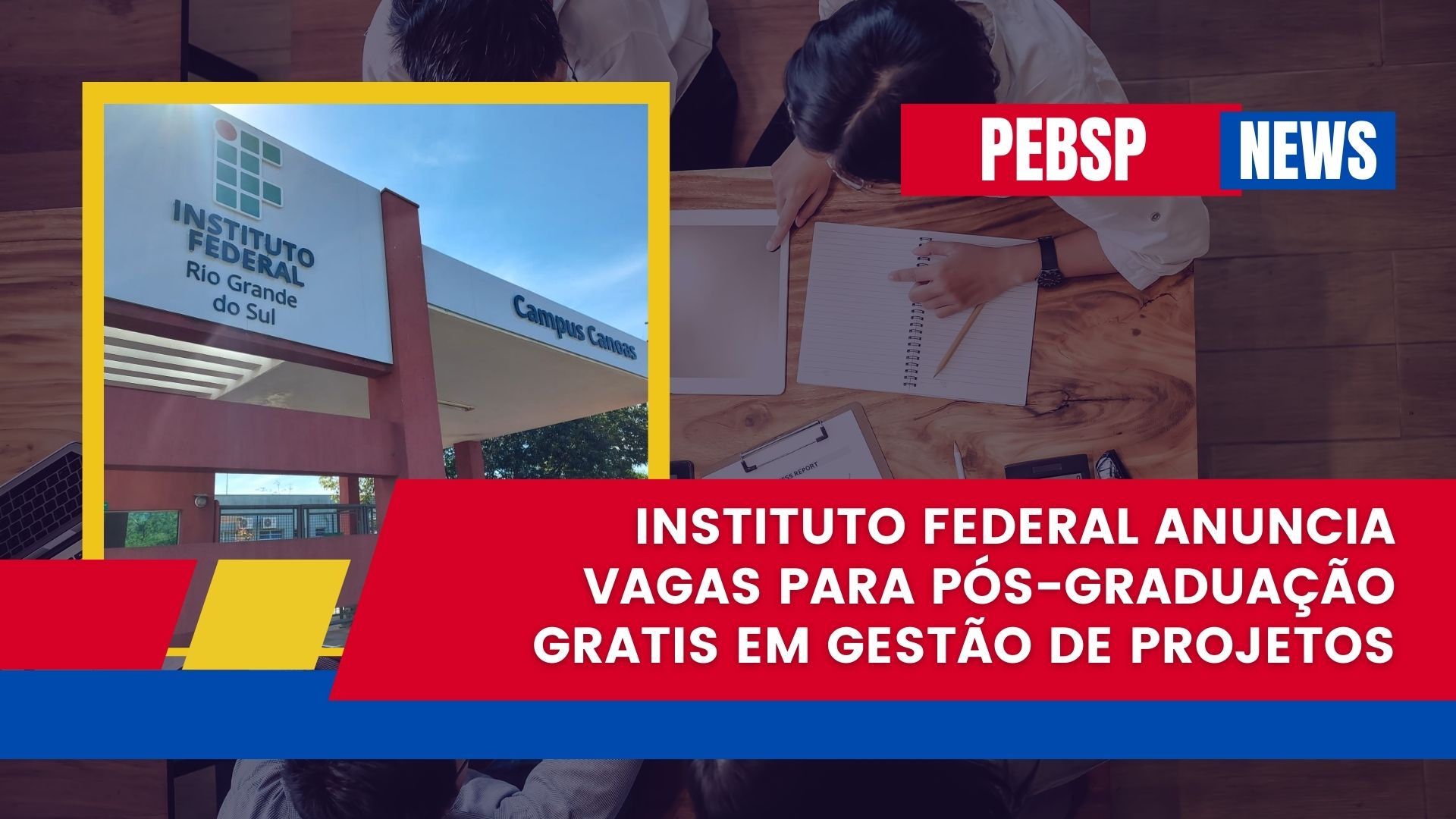 IFRS oferece Pós-Graduação em Gestão de Projetos e Inovação. Aulas presenciais em Canoas. Turmas 2025. Inscrições abertas!