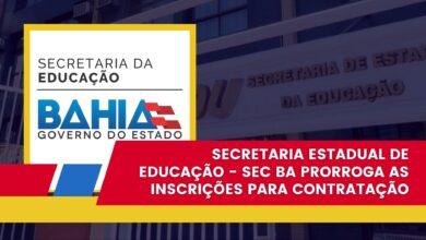 Secretaria de Educação da Bahia - SEC-BA abre 1624 vagas temporárias para apoio a alunos com deficiência. Inscrições prorrogadas até 09/10.