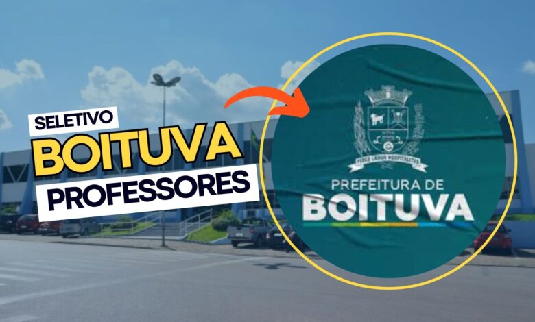 Prefeitura de Boituva seleciona professores e instrutores! Inscrições abertas até 14/11/2024 em diversas vagas!