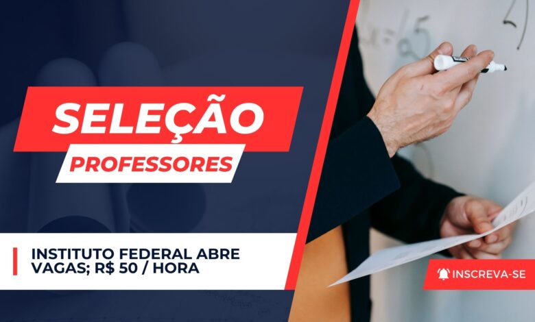 Instituto Federal Farroupilha (IFFar) oferece vagas para professores no curso de Assistente Administrativo. Remuneração de R$50/hora.