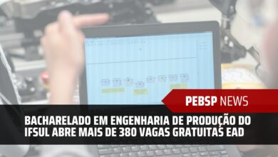 Formado em Engenharia de Produção EAD pelo IFSul? Garanta seu futuro! Curso a distância, gratuito e com vagas abertas 2025. Inscreva-se!