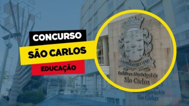 Concurso Prefeitura São Carlos: vagas para professores! Inscrições até amanhã. Ótima oportunidade de carreira pública educacional