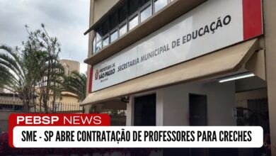 A SME - SP abre inscrições para a contratação de Professores de Educação Infantil - PEI que atuarão nas Creches da Cidade! Inscrições ABERTAS