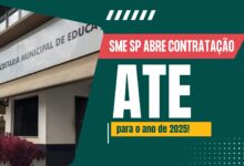 Vagas de Auxiliar Técnico de Educação (ATE) em diversas regiões de SP! Ótima oportunidade na SME-SP. Inscrições encerram amanhã!