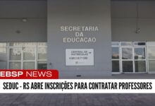 SEDUC-RS: Edital de contratação temporária de professores! Inscrições até 06/12. Ensino Fundamental e Médio. Inscreva-se já!