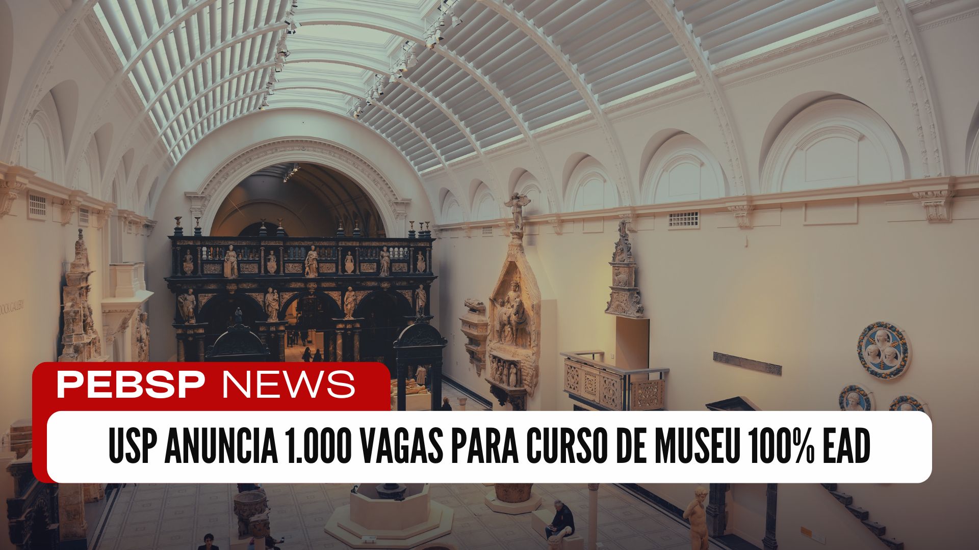 Transforme sua carreira com o curso gratuito da USP sobre Museu, Educação e Acessibilidade! 1000 vagas online. Inscreva-se até 4/12!