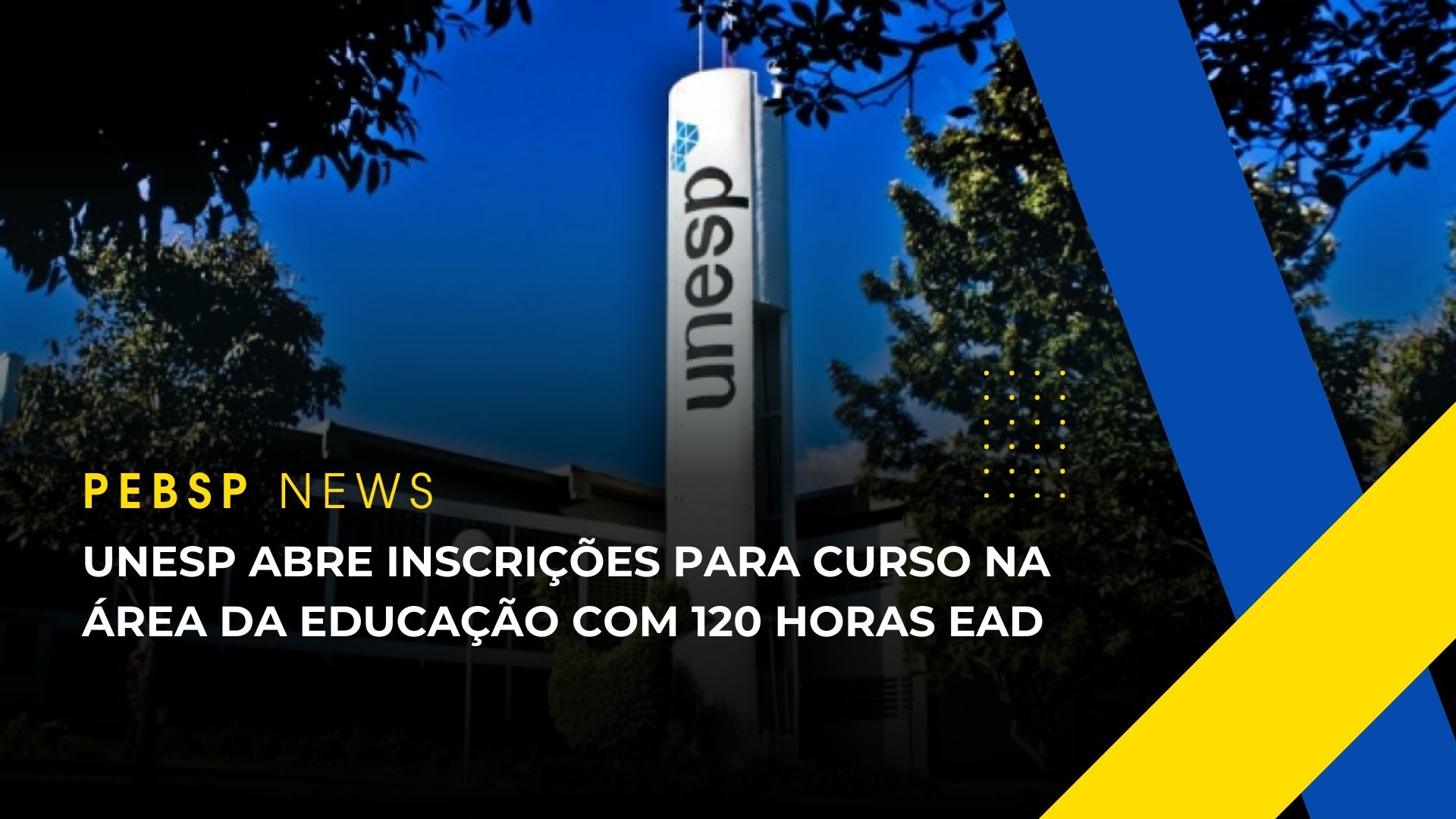 Universidade Estadual Paulista - UNESP acaba de abrir inscrições para mais um curso na área da Educação com quase 4 mil vagas! Aproveite!