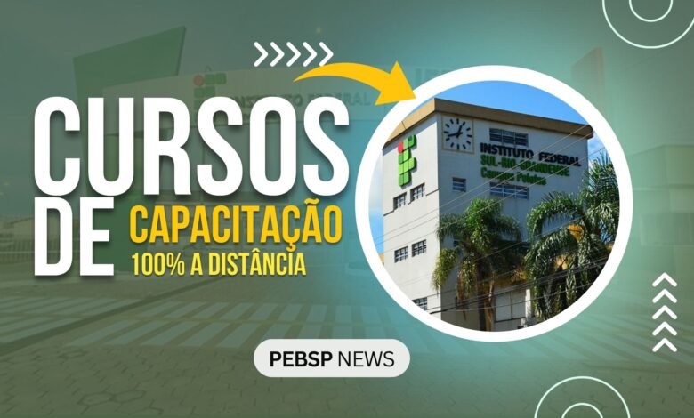 Instituto Federal - IFSUL abre 20 mil vagas inéditas em Cursos de Capacitação Profissional 100% EAD com até 200 horas reconhecidas pelo MEC!