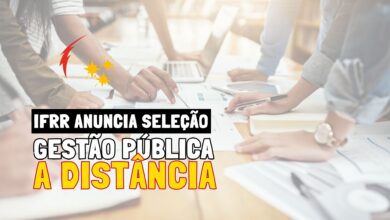 O Instituto Federal de Roraima - IFRR acaba de anunciar que PRORROGOU as inscrições para a Especialização em Gestão Pública EAD! Confira!