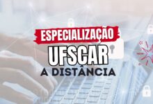 UFSCAR abre inscrições para mais um curso de Especialização EAD Gratuito. Inscreva-se em apenas dois dias! Vagas em todo o Estado.