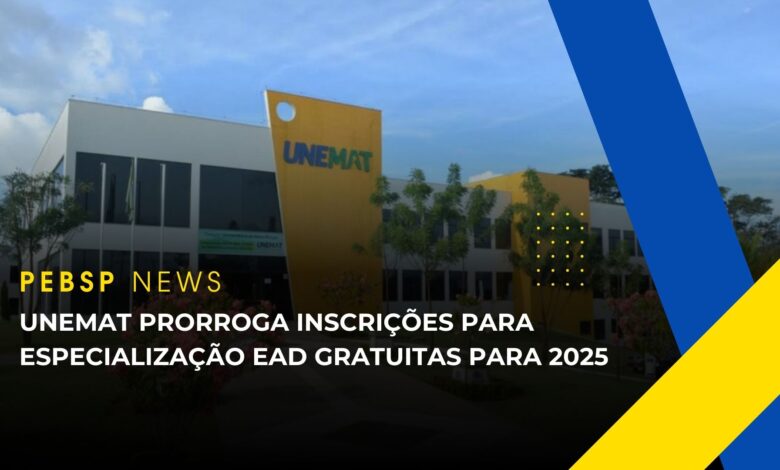 A UNEMAT acaba de PRORROGAR as inscrições para Especialização em Educação Especial e Inclusiva com mais de 200 vagas gratuitas!