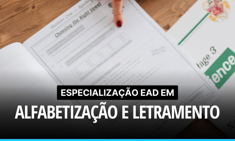 Universidade Estadual - UEPG encerra inscrições amanhã (02) para Curso de Especialização EAD em Alfabetização e Letramento!