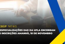 Especializações EAD gratuitas na UFLA: 450 vagas para Ensino de Ciências e Uso da Internet. Inscrições até 18/11!