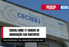 Consórcio CEDERJ recebe inscrições para mais de 7 mil vagas em 17 opções de Cursos de Graduação EAD GRATUITOS de Bacharelado e Licenciatura!