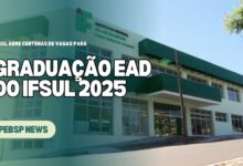 Últimos 3 dias para se inscrever nos cursos de graduação EAD do IFSul! Mais de 1600 vagas em 6 cursos gratuitos. Inscrições até 22/11.