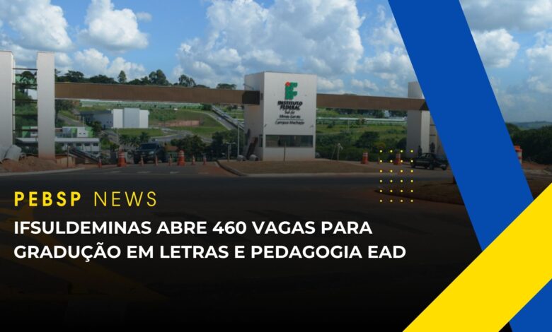 Instituto Federal abre 460 oportunidades para interessados em Cursos de Graduação EAD Gratuitos nas áreas de Pedagogia e Letras!