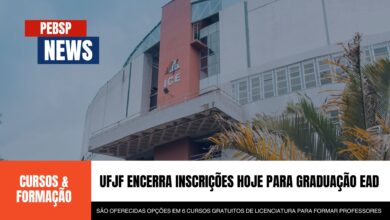 Universidade Federal de Juiz de Fora - UFJF encerra inscrições HOJE para Graduação EAD gratuita em seis opções de Cursos! Garanta sua chance!