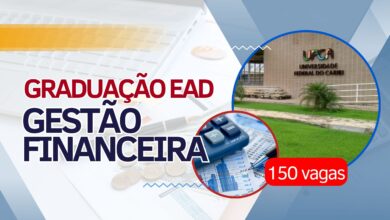 Universidade Federal anuncia 150 vagas no Curso de Tecnologia e Graduação em Gestão Financeira EAD com certificado reconhecido!