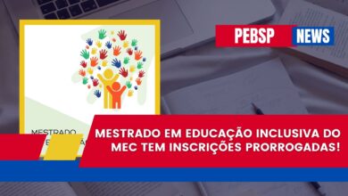 Última chance! Inscrições para o Mestrado em Educação Inclusiva 2025 prorrogadas até 8/11! 570 vagas disponíveis em todo o Brasil.