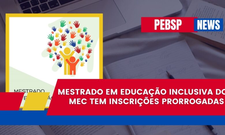 Última chance! Inscrições para o Mestrado em Educação Inclusiva 2025 prorrogadas até 8/11! 570 vagas disponíveis em todo o Brasil.