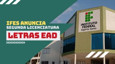 Instituto Federal do Espírito Santo - IFES anuncia processo seletivo para 150 vagas no curso de Segunda Licenciatura em Letras EAD! Confira!