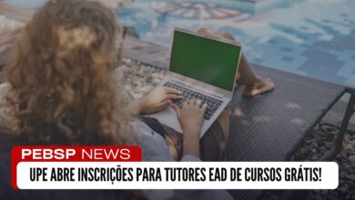 A Universidade de Pernambuco - UPE acaba de abrir as inscrições para a contratação de Tutores EAD de Curso de Extensão GRATUITO! CONFIRA!