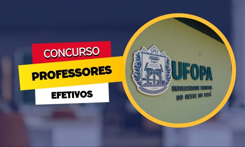 Concurso Público da UFOPA com 27 vagas para Professor do Magistério Superior. Inscrições abertas até 02/02/2025. Salários de até R$ 11.481,64