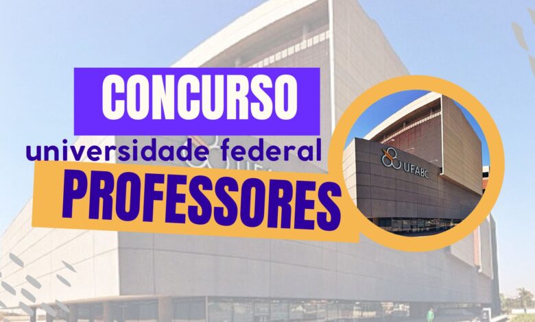 Concurso público UFABC: 8 vagas para Professores Adjuntos Efetivos em Diversas áreas. Inscrições até 30/01! Confira e garanta sua vaga!