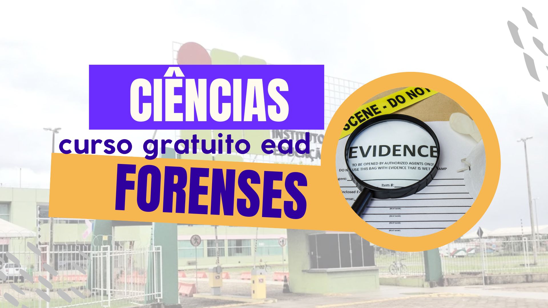 Universidade de São Paulo - USP acaba de anunciar 100 vagas para o Curso de Formação de Ciências Forenses EAD para o ano de 2025! Confira!