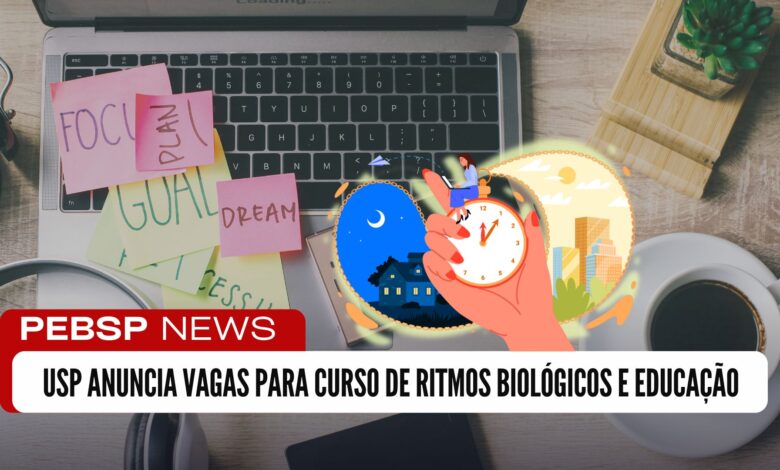 Curso gratuito de Ritmos Biológicos e Educação na EACH USP! 100 vagas. Inscreva-se até 17/01/2025 e aprimore suas práticas pedagógicas.