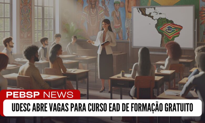 UDESC em parceria com a Capes anuncia mais de 3000 vagas em Cursos de Formação GRATUITOS e 100% EAD! Confira e inscreva-se!