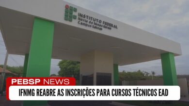 Inscrições reabertas para cursos técnicos EAD gratuitos no IFNMG - Campus Pirapora! Vagas limitadas até 07/12. Inscreva-se agora!