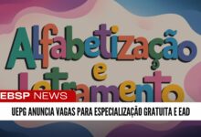 Inscrições abertas para a pós-graduação em Alfabetização e Letramento EAD na UEPG! Universidade Estadual libera 100 vagas GRATUITAS!