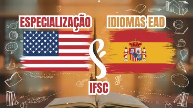 Instituto Federal de Santa Catarina - IFSC anuncia 100 vagas para Curso de Especialização em Ensino de Línguas EAD de Inglês e Espanhol!