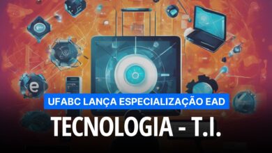 Universidade Federal do ABC - UFABC acaba de ABRIR as inscrições para o Curso de Especialização EAD na área de Tecnologia! Confira!