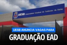 Universidade Estadual - UESB anuncia inscrições para 3 Cursos de Graduação de Licenciatura e Tecnologia EAD GRATUITOS! Inscrições em breve!