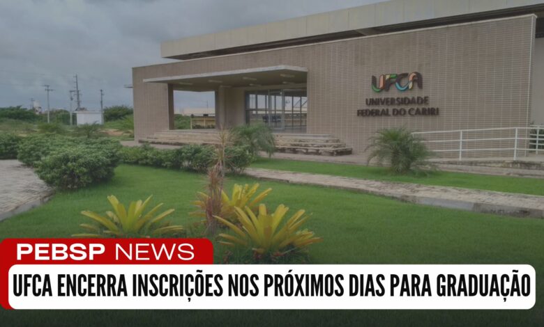 A Universidade Federal do Cariri - UFCA encerra inscrições para 7 Cursos de Graduação GRATUITOS e EAD em 2 Dias! Confira detalhes!